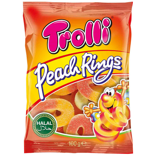 Trolli Peach Rings Halal 100g